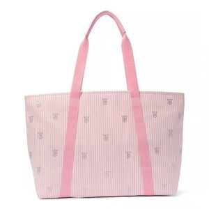 Victoria’s Secret Pink Stripe Bling Tote - NEW